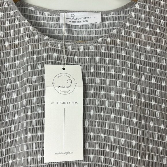 Mad About Style Jilly Box Fall. L Grace Midi Dress in Birch Dot. Jillian Harris - Picture 4 of 10